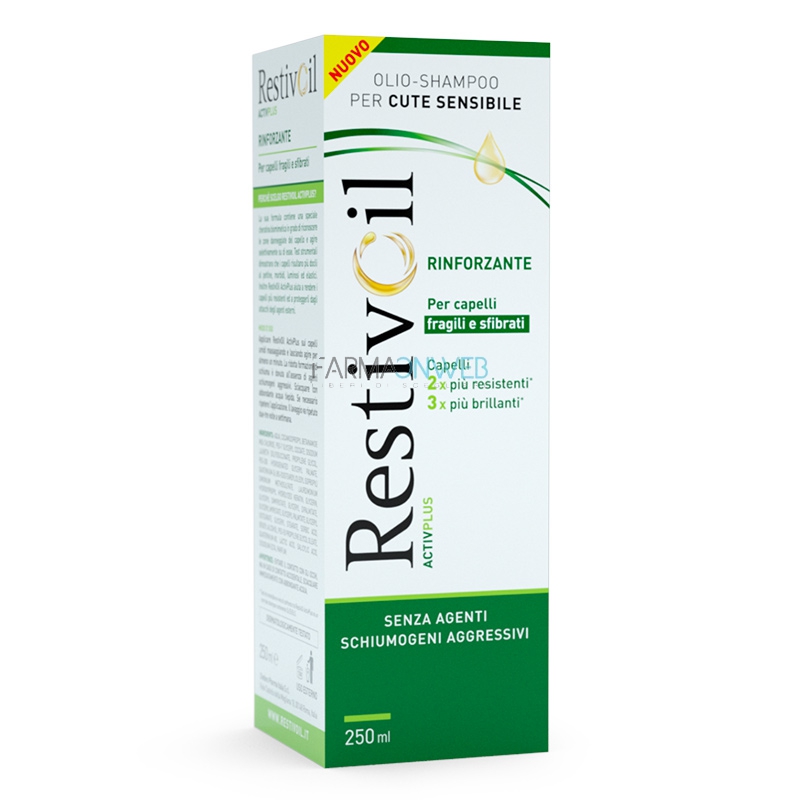 RestivOil Rinforzante Activ Plus Olio Shampoo Capelli Fragili 250 ml