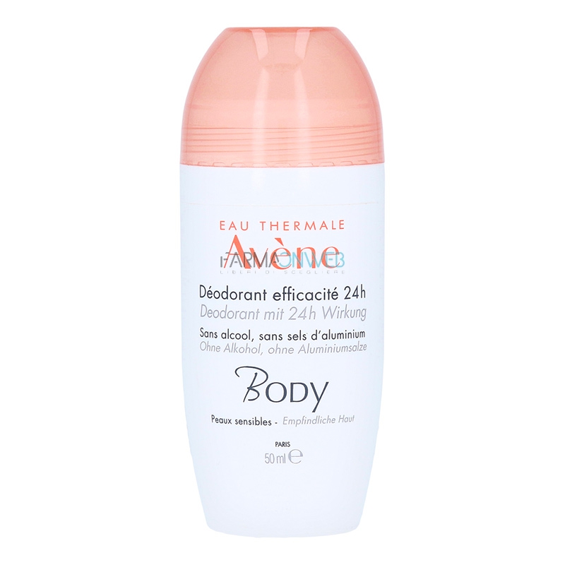 Avene Linea Deo Deodorante Efficacia 24h per Pelli Sensibili in Roll-on 50 ml