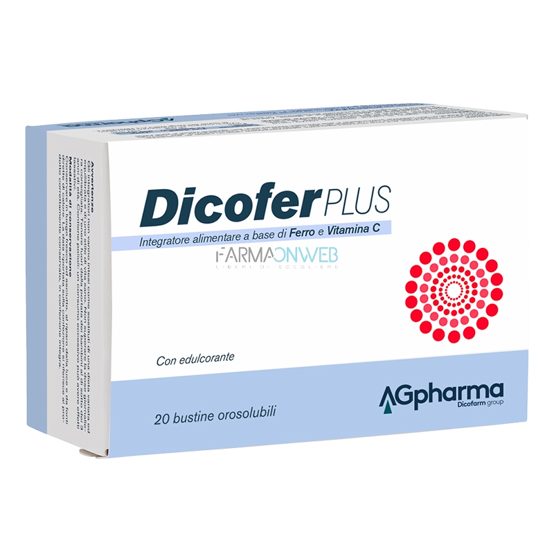 AG Pharma Dicofer Plus Integratore Alimentare 20 Buste