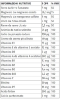 Vitamine e Minerali Integratore Alimentare 30 compresse